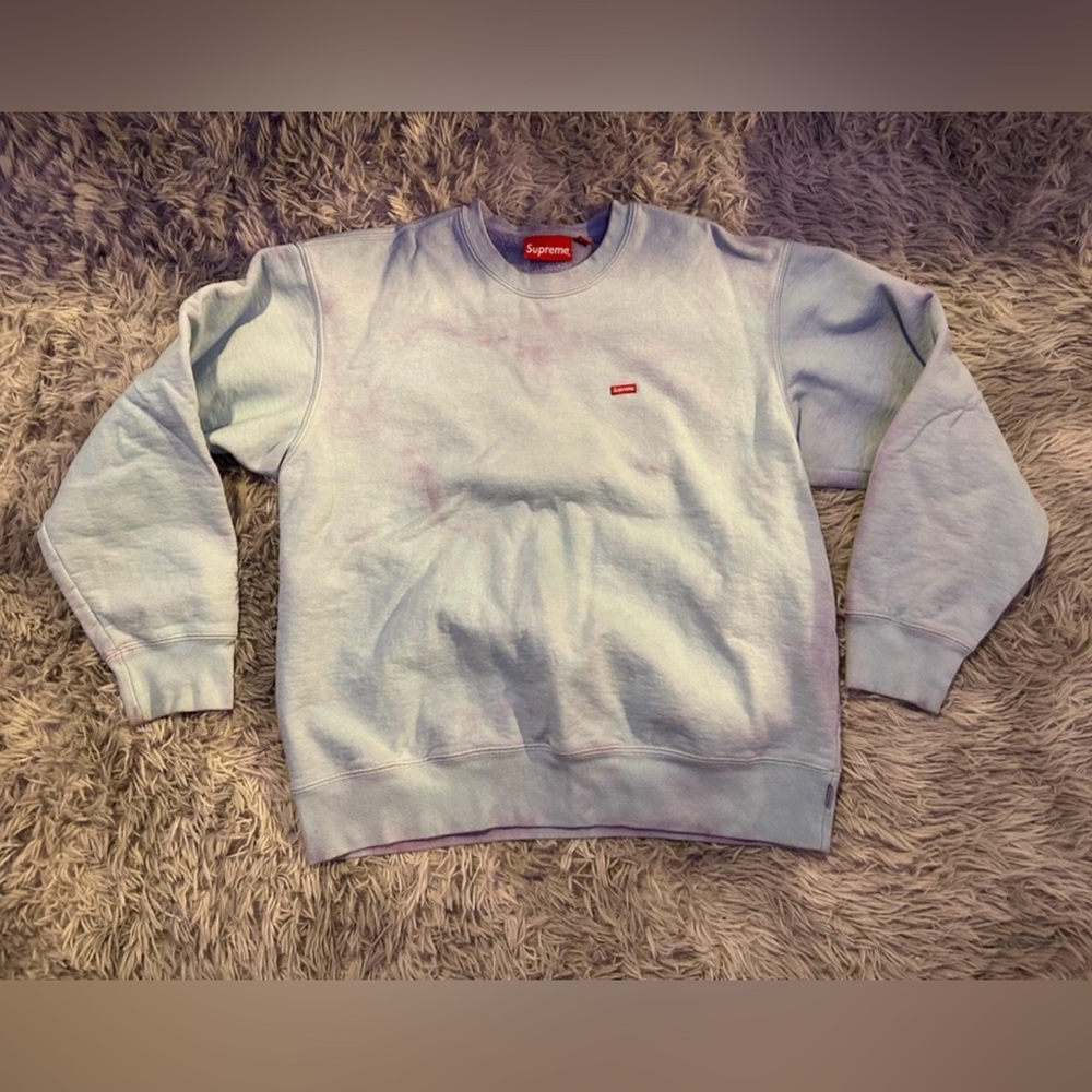 Supreme Light Blue Crewneck Sweater